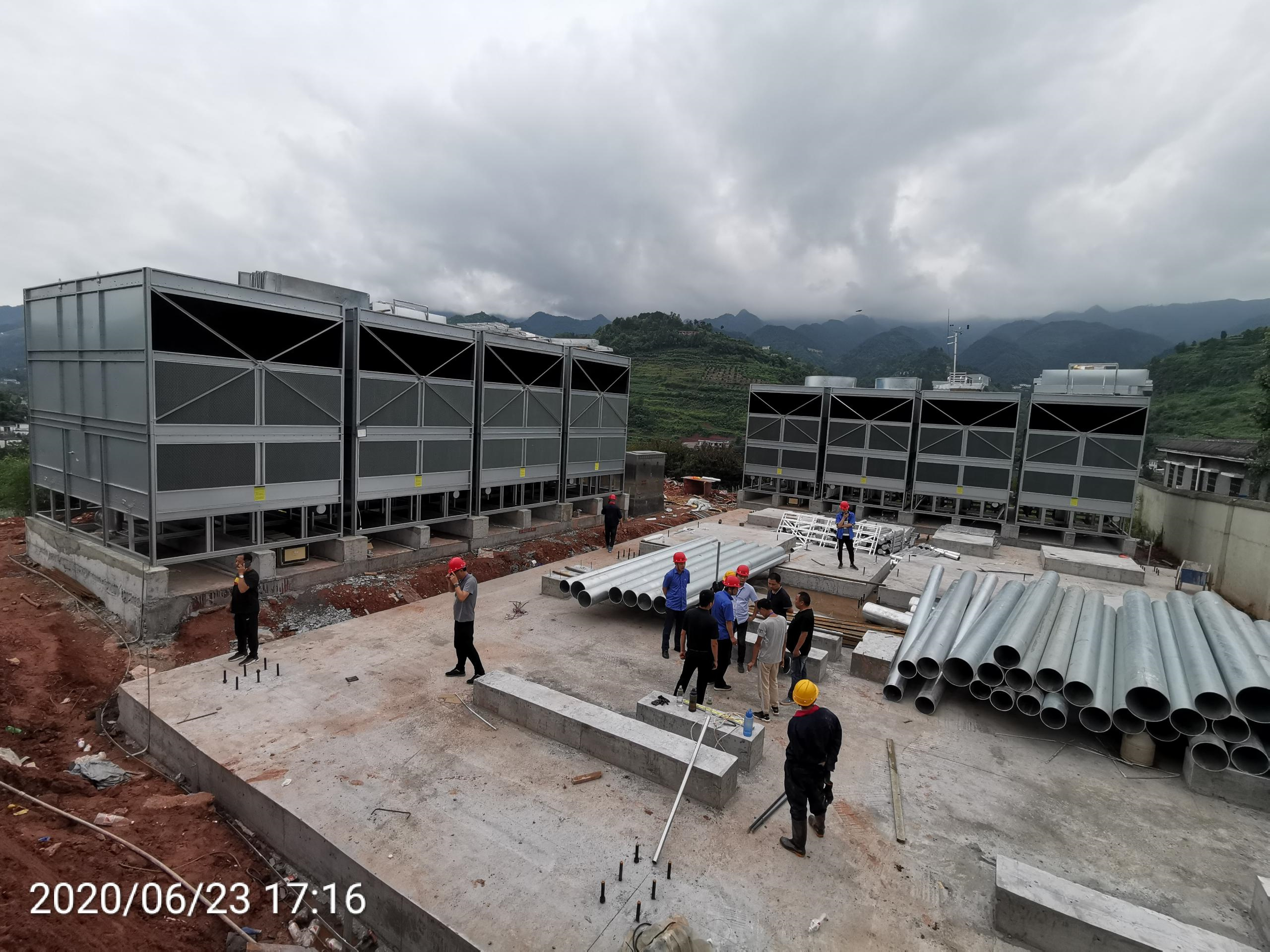 哪種類型的冷卻塔更好，玻璃鋼或混凝土？,冷卻塔填料類型